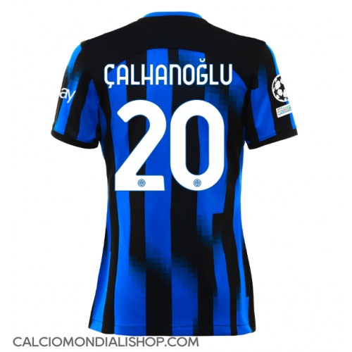 Maglie da calcio Inter Milan Hakan Calhanoglu #20 Prima Maglia Femminile 2023-24 Manica Corta